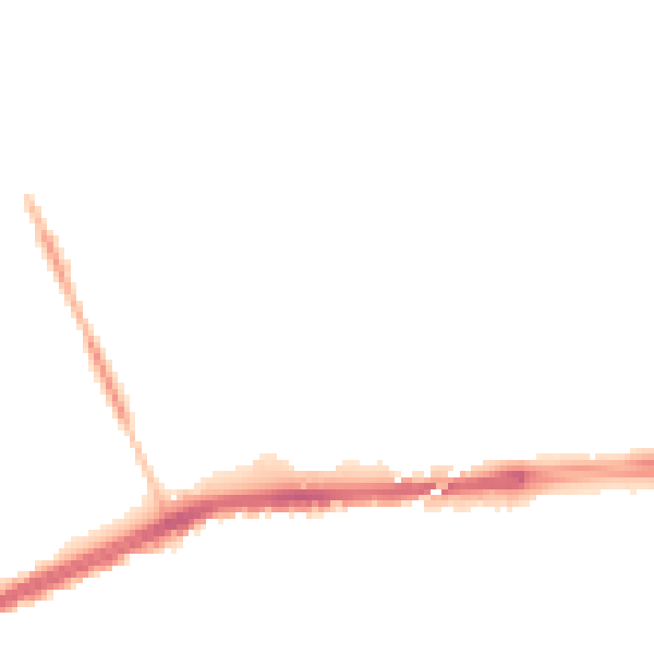 Night-time road noise heatmap for L9 9HH