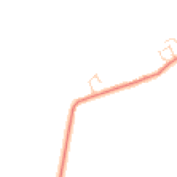 Daytime road noise heatmap for LA13 0QD