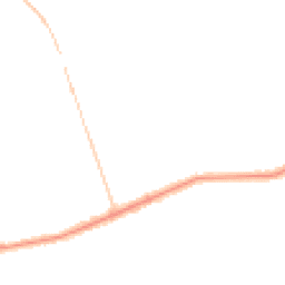 Night-time road noise heatmap for LA13 9PT