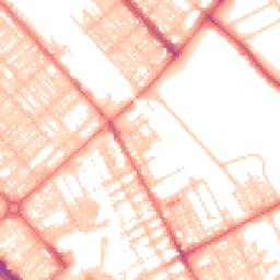 Daytime road noise heatmap for LA14 1AJ