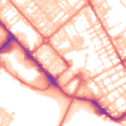 Daytime road noise heatmap for LA14 1RW