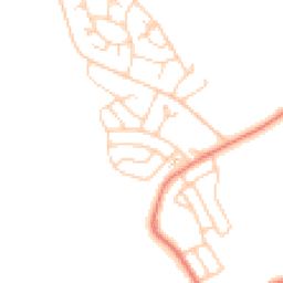 Daytime road noise heatmap for LA14 3NZ