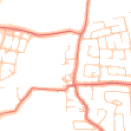 Daytime road noise heatmap for LA14 4NG