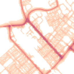 Daytime road noise heatmap for LA14 5BT