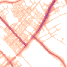 Daytime road noise heatmap for LA14 5EZ