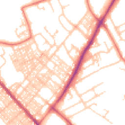Daytime road noise heatmap for LA14 5LS