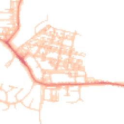Daytime road noise heatmap for LA18 4DQ