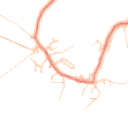 Daytime road noise heatmap for LA18 4HF