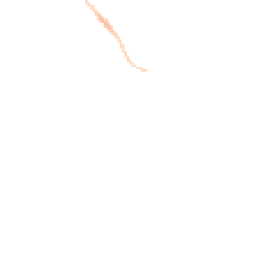 Night-time road noise heatmap for LA18 4LA