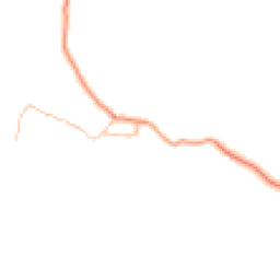 Daytime road noise heatmap for LA18 4NP