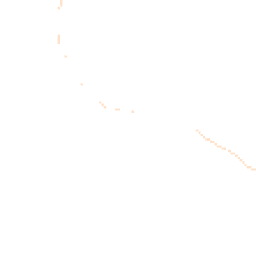 Night-time road noise heatmap for LA18 4NP