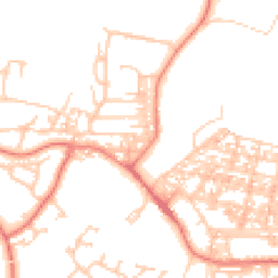 Daytime road noise heatmap for LA18 5BE