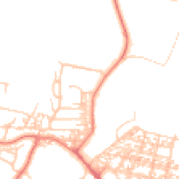 Daytime road noise heatmap for LA18 5DJ