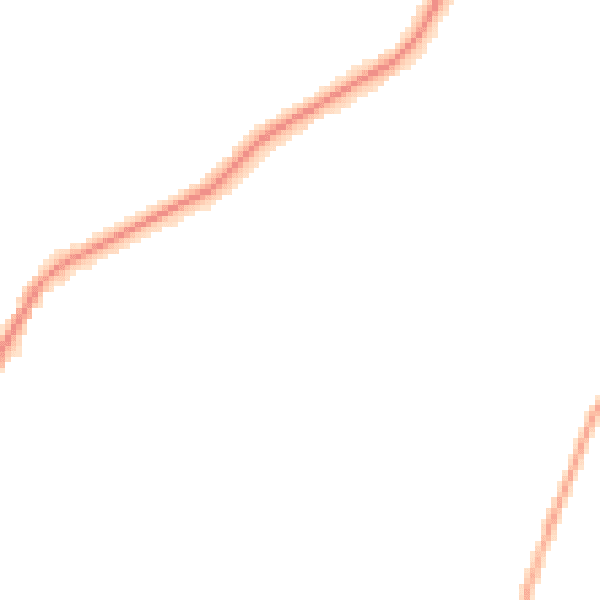 Night-time road noise heatmap for LA2 6ES