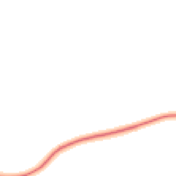 Night-time road noise heatmap for LA2 6FH