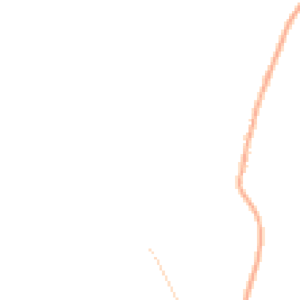 Night-time road noise heatmap for LA2 6JU