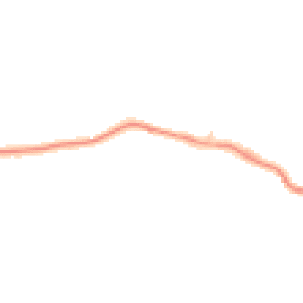 Daytime road noise heatmap for LA2 7FQ