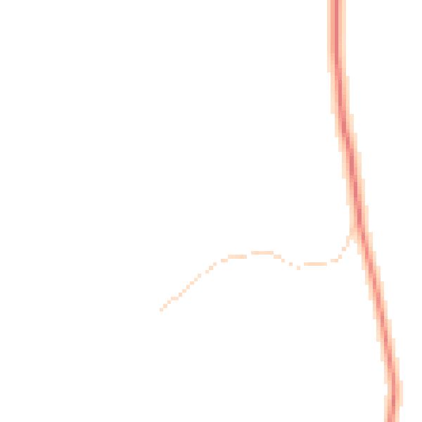 Daytime road noise heatmap for LA2 8HB