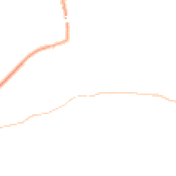 Night-time road noise heatmap for LA2 8JN