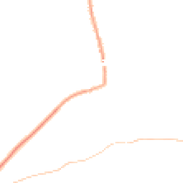 Night-time road noise heatmap for LA2 8JS