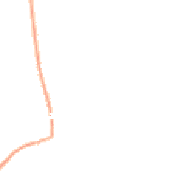Night-time road noise heatmap for LA2 8LA