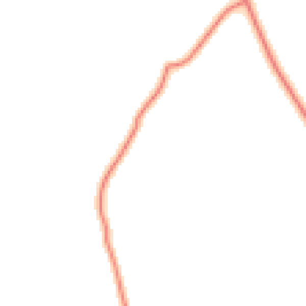 Daytime road noise heatmap for LA2 9DT