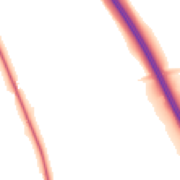 Night-time road noise heatmap for LA2 9DX