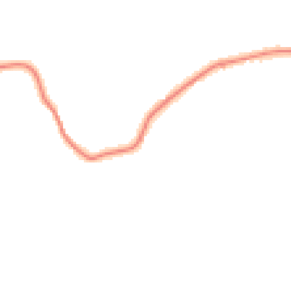 Night-time road noise heatmap for LA2 9HS