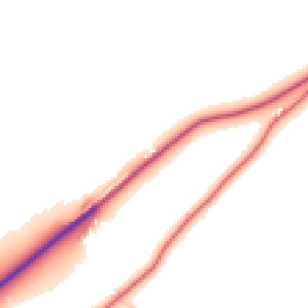 Daytime road noise heatmap for LA2 9JD