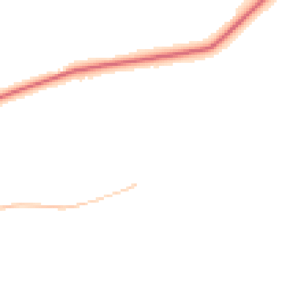 Night-time road noise heatmap for LA2 9JL
