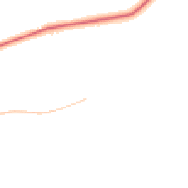 Night-time road noise heatmap for LA2 9JP