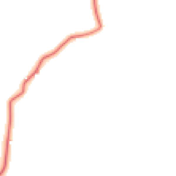 Daytime road noise heatmap for LA2 9LX