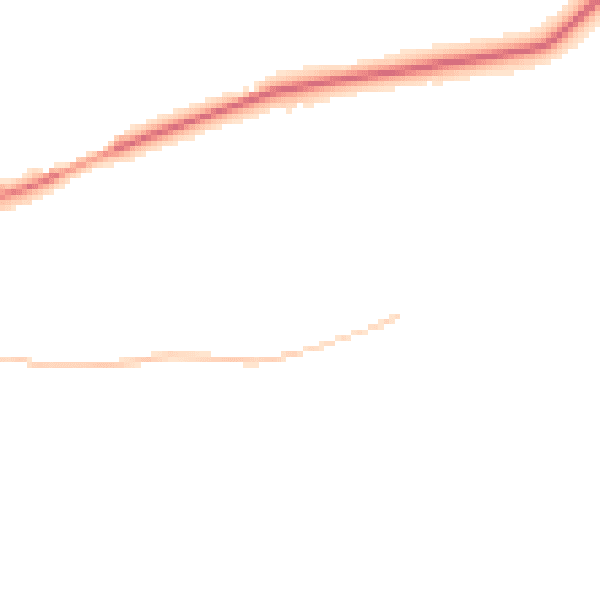 Night-time road noise heatmap for LA2 9PD