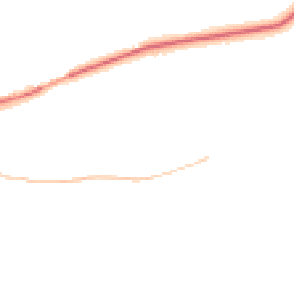 Night-time road noise heatmap for LA2 9PF
