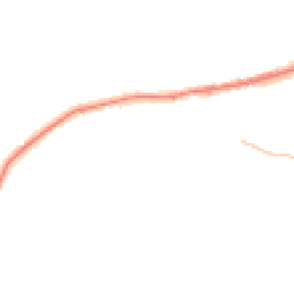 Night-time road noise heatmap for LA2 9QA