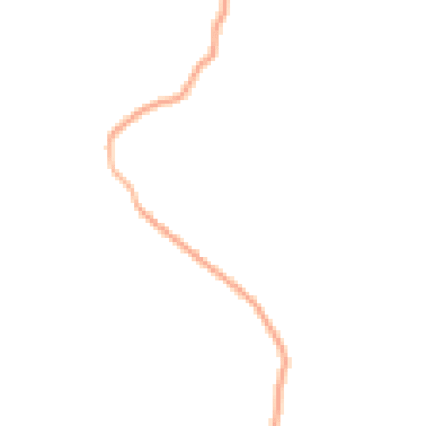 Night-time road noise heatmap for LA22 0HZ