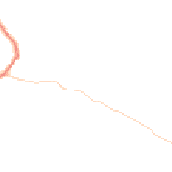 Daytime road noise heatmap for LA22 0JQ