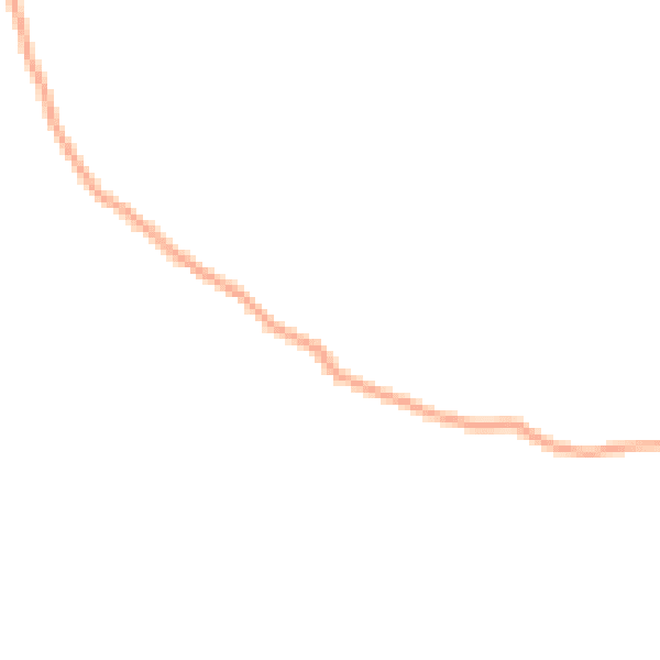 Night-time road noise heatmap for LA22 0LF