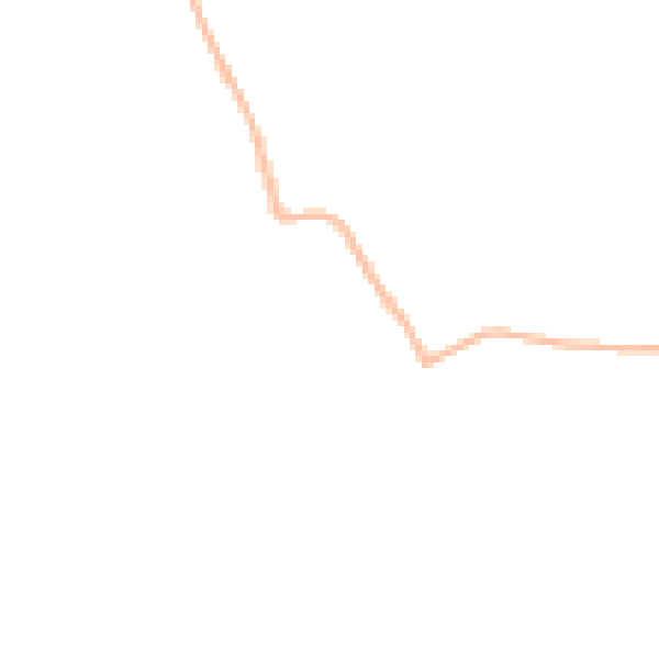 Night-time road noise heatmap for LA22 0NT
