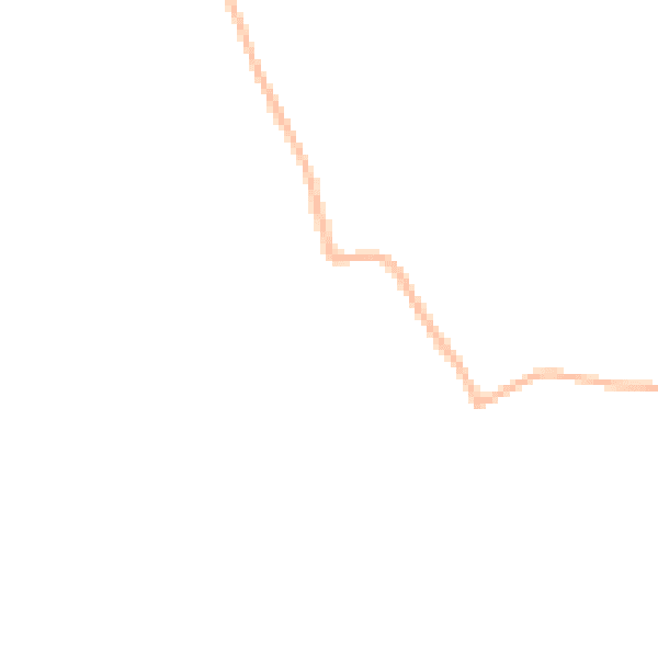 Night-time road noise heatmap for LA22 0PE