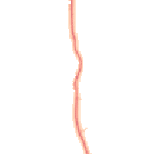 Daytime road noise heatmap for LA22 0QL