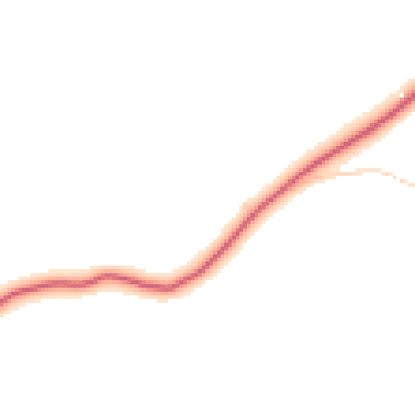 Daytime road noise heatmap for LA22 9JU
