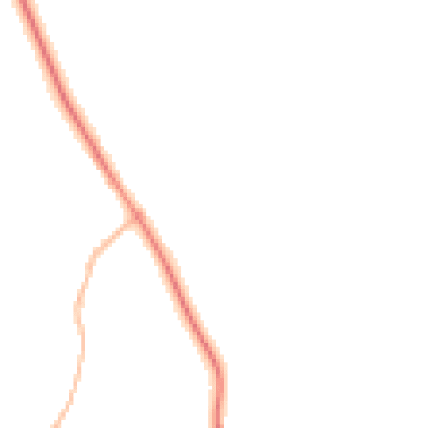 Night-time road noise heatmap for LA22 9RL