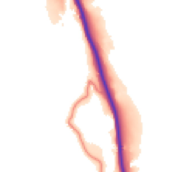 Daytime road noise heatmap for LA22 9RS