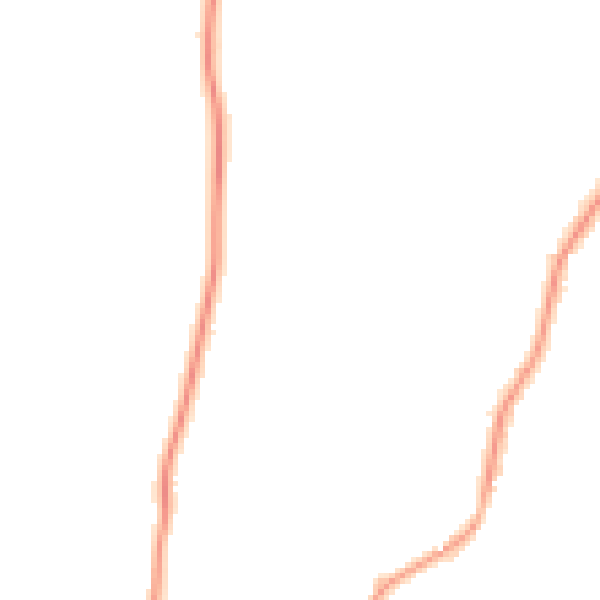 Night-time road noise heatmap for LA23 1DN