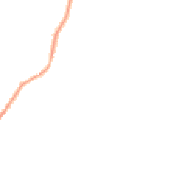 Night-time road noise heatmap for LA23 2EY
