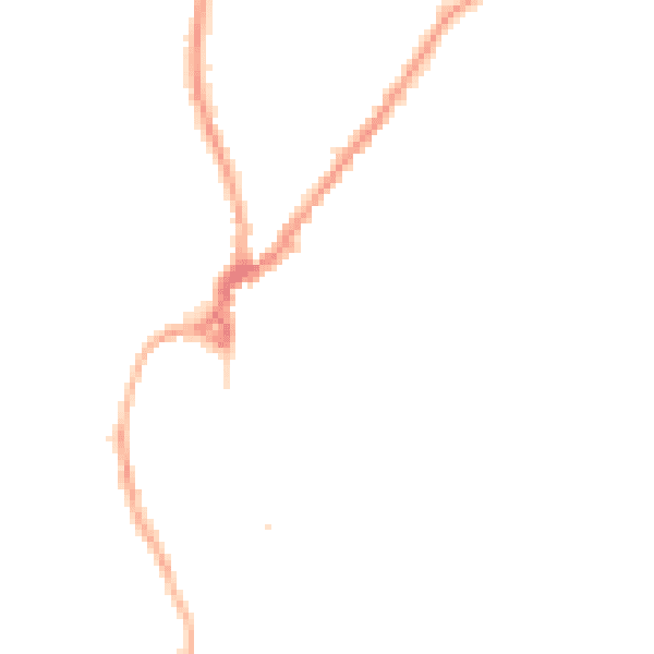 Night-time road noise heatmap for LA23 3AJ