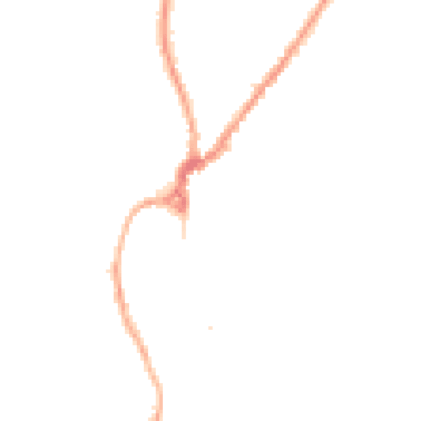 Night-time road noise heatmap for LA23 3AW