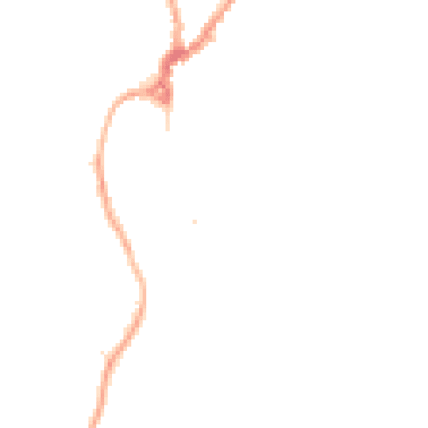 Night-time road noise heatmap for LA23 3EH