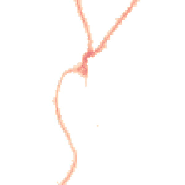 Night-time road noise heatmap for LA23 3EN